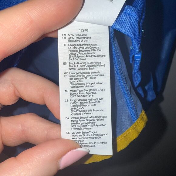 Brooks All Altitude Jacket - Bluetiful/Golden Hour XL - Picture 12 of 13